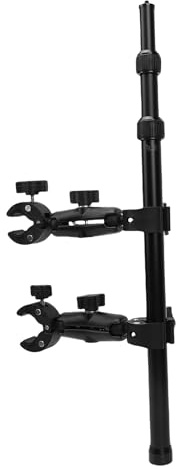 Tbest Motorcycle Camera Mount Kit Selfie Stick Double Clamp for insta360 Cameras 47 Inch