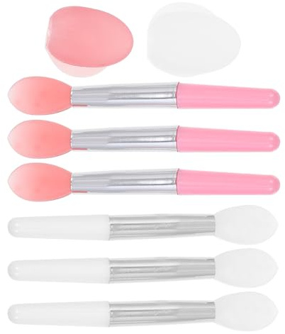 Alipis 2 Satz Silikon Lippenmasken Applikatorstifte Lippenstiftapplikatoren für Tägliche und Professionelle Anwendung Praktische Make Up Werkzeuge