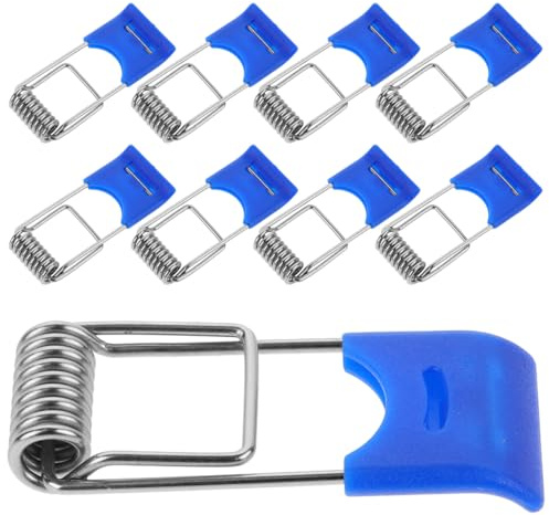 Didiseaon 100 Stück Teiliges Downlight Einbaustrahler Federspannclip aus Kunststoff und Metall Stabile Deckenbefestigung für Einbauleuchten Einfache Montage Rostfrei Geeignet für Spot
