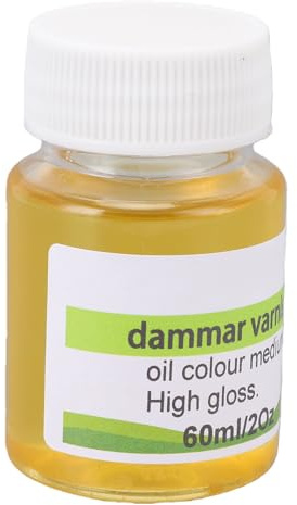 HEEPDD 60ml Gloss Varnish Nan for Oil Paintings Alkyd Lacquer with Quick-Dry Finish Prevents Scratches Dust Nan