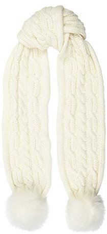 Aran Traditions Damen Schal weiß cremefarben One size