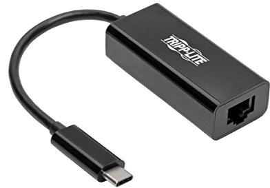 Eaton USB-C auf Gigabit Ethernet Adapter, USB Typ C auf Gbe, Thunderbolt 3 kompatibel, 10/100/1000 Megabit pro Sekunde, Plug-and-Play Keine Treiber erforderlich (U436-06N-GB)