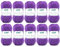 Gründl Wolle Cotton Quick uni - dünne Wolle zum Häkeln - Strickgarn - Häkelgarn - Glänzend und hautfreundlich - 100 % Baumwolle - 10 Knäuel 50 g / 125 m - Nadelstärke 3- 4 - Violett