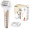 Panasonic Epilierer ES-EL3A-N503, 2-in-1 Epiliergerät Damen, Wet & Dry, Aufsatz für Arme und Beine, Epilieren, gold