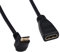 QiCheng&LYS High-Speed-Mini-HDMI-zu-HDMI-Kabel 90-Grad-HDMI-A-Stecker-zu-C-Kabel für Kameras, Camcorder, digitale Spiegelreflexkameras, Tablets, HD-Fernseher und andere HDMI-Geräte (0,6 m)