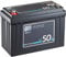 ECTIVE LiFePO4 Batterie LC50L BT - 24V, 50Ah, 1280Wh, Bluetooth inklusive App - Lithium-Eisenphosphat Versorgungsbatterie, Bootsbatterie, Solarbatterie für Wohnwagen, Wohnmobil, Camper