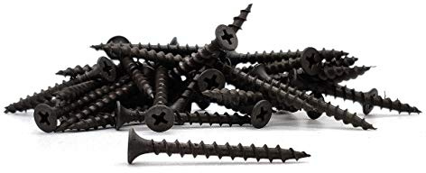 adunox Schnellbauschrauben mit Grobgewinde 3,9 x 55 mm – 1000 Stück Gipsplattenschrauben, phosphatiert, PH2