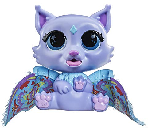 FurReal Flitter, das Kätzchen, farbenwechselndes interaktives Tierchen zum Füttern, ab 4 Jahren