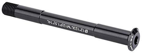 Steckachse Fahrrad,Fahrrad Steckachse Diebstahlschutz,Tbest Gabel Durch Achse,Fahrrad Fahrrad Vorderradnaben Rohrwelle Gabel Durch Achshebel Zubehör(12 * 123L*M12(1.5)*14L)