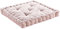 Douceur d'Intérieur, Coussin de Sol (45 x 45 x 10 cm) Artchic Rose, Coton Imprimé Métallisé