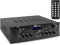 Power Dynamics Amplificatore 2x100 W Bluetooth, Radio Fm, Regolazione volume separati.