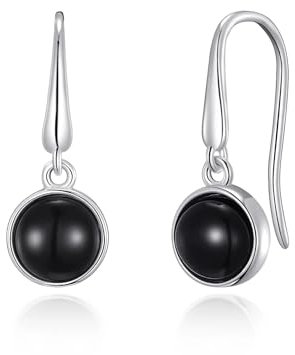 Philip Jones Black Onyx Drop Earrings