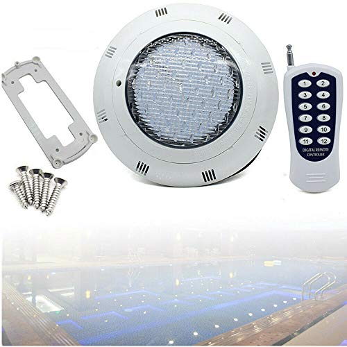 kangten LED Poolbeleuchtung, AC12V 45W Pool Licht Schwimmbad Beleuchtung Lampe Unterwasserleuchten RGB mit Fernbedienung IP68 Wasserdicht Poolscheinwerfer für Schwimmbädern
