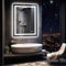 LUVODI Miroir Salle de Bain LED: 90x70cm Miroir Mural Salle de Bain avec Interrupteur Tactile 3 Couleurs Dimmable Anti Buée Miroir Lumineux avec éclairage Intégré Étanche IP65 Horizontale/Verticale