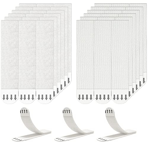 24Paare Bilder Montage Strips, Poster Strips Von Bilder Aufhängen, Bilder Befestigen Ohne Bohren, Extra Stark Montagestreifen Für Bilder, Bilder Montagestreifen Klebeband, Rückstandsfreies Ablösen