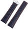 FOUUA Uhrenarmband 22mm for TAG Heuer Leder Echtleder-Uhrenarmband mit Blauen Schwarz Armband Uhrenarmband Ersetzen for TAG Heuer Carrera Aquarace Monaco Serie