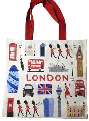 Puckator Tasche Tote - London - Souvenir, Design, Zeitgenössisch