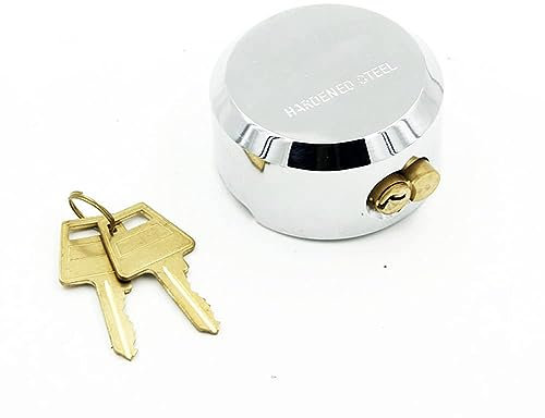 Vendre de camionnette robuste, remplacement de cadenas dissimulé en acier chromé de 73 mm avec 2 clés pour les portes, les camions et la vente