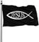 90X150cm Gartenfahne Jesus-Fisch-Symbol Yard-Flaggen Langlebig Dekorative Fahnen With Metal Grommets Hofflagge Décor Für Lawn Bauernhof Festival