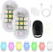 2 Pezzi Strobe Drone Light Per Auto, 7 Colori Regolabile Ricaricabile USB Senza Fili LED Aircraft Strobe Anti-Collision Lights Flash Luce Stroboscopica