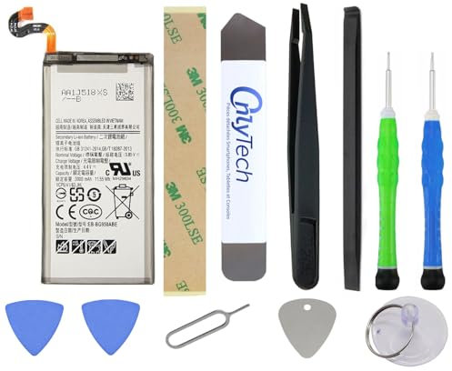 OnlyTech - Kit de réparation Batterie pour Samsung Galaxy S8 SM-G950-3000mAh - avec 10 Outils et Adhésif