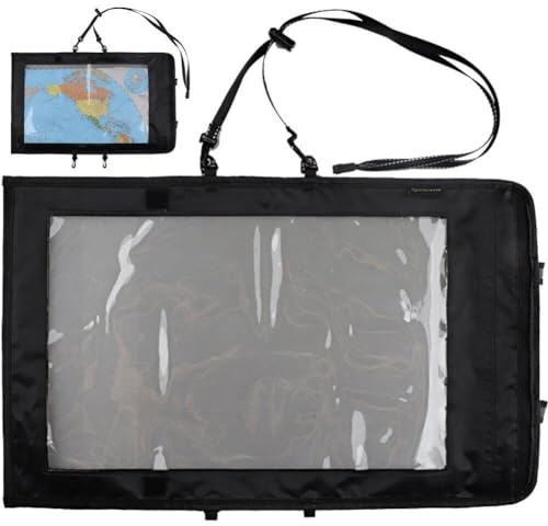 Waterproof Map Case Bag Pouch Case for Map,Transparent Map Storage Bag Folding Storage Pouch for Outdoor Hiking Camping