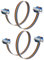 JSADZKJ DB9 Serielles Verlängerungskabel RS232 - Stecker auf Stecker, gerade durchgängig, 50 cm für PC-Modem, PDA