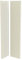 M2 Traders Classic Shaker Kitchen Adjustable Corner Post (H) 71.6 x (W) 14.8 x (D) 1.8cm - Cream Set of 2