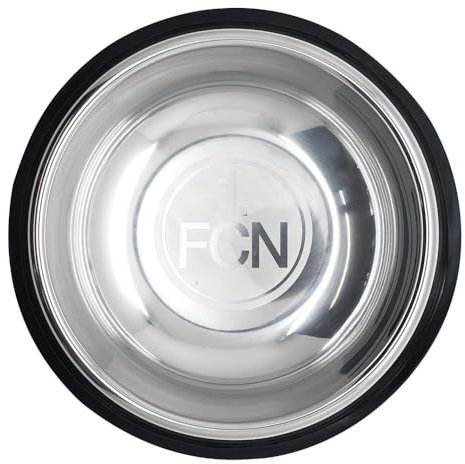 Am Ball Com | 1. FC Nürnberg Hundenapf – Offizielles Fan-Merchandise aus Edelstahl, Sport, Fussball Fan, Fan Artikulen