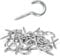 MindWissUp 76 Stück Schraubenhaken Edelstahl, M2.5x25mm Deckenhaken Hakenschraube, Haken zum Schrauben, Einschraubhaken und Außenwand für hängende Pflanzen, Tassen, Küchenschrankregal