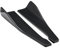 Carrocería Techo Trasero Spoiler Universal 35cm 48cm Ajuste Alerón Coche Parachoques Lateral Falda Lateral Trasera Labio Balancín Alas Fibra Carbono Negro Brillante Adornos Protección(48cm Carbon Fibe