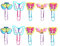 Gadpiparty 2 Ensembles Marque-page Marqueurs De Page Signets Pour Enfants Trombones En Forme Agrafe De Signet Marquer Bandes De Surbrillance Coupe-papier Gel De Silice 20 Pièces * 2