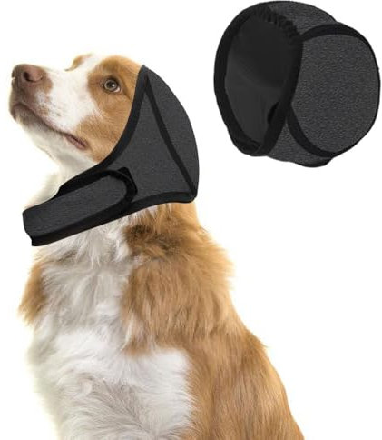 MiOYOOW Cache-Oreilles pour Chien, Bonnet de Bain Imperméable, Casque Réglable, Protège-Oreilles pour Les Baignades Estivales et Les Jeux Aquatiques