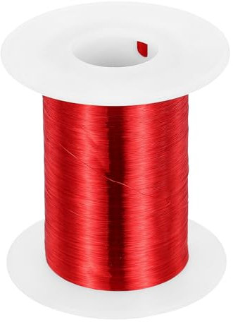 sourcing map 42 AWG Magnet Wire, 42 Gauge / 0.06mm Enameled Copper Wire, 4 oz Magnetic Coil Wire for Transformer, Motor, Electric, 155C(311F)
