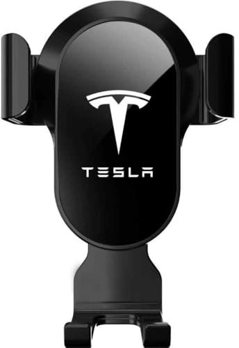 LDKH Soportes de Teléfono para Coche para Tesla Model 3 X S Y, Soporte para Ventilación, Soporte para GPS, Soporte para Smartphone, Accesorios para Coche