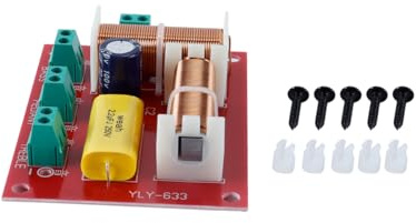 Ausi YLY-633 Audio-Frequenzteiler, 200 W, Einstellbarer 3-Wege-Crossover-Filter, Vollbereichs-Höhen-Bass-Frequenzteiler