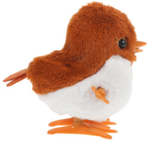 GLSTOY Aufziehspielzeug Spatz Tiermodell aus Kunststoff Springendes Aufziehtier für Party Gastgeschenk für Ostern und