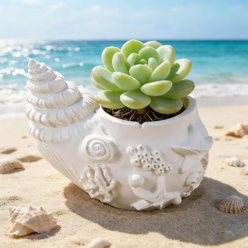 ＴＡＫＵＭＩ∞Ｘ Gießformen Silikon Schnecke Muschel Silikonformen Gießformen Sukkulenten Pflanzer Raysin Gipsformen Sommer Kerzenhalter Giessformen Silikonform Epoxidharz Vase Gips Gießen Formen Muttertag