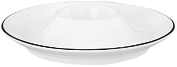Seltmann Weiden Lido Black Line Eierbecher mit Ablage, Schwarz