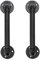 Ein Satz Von 2 Industriellen Röhrenförmigen Türgriffen,Türklinken, Scheunentürgriffen,Schwarz, Rohr mit 2.5 cm Durchmesser, 30 cm Lang