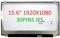 LG LP156WF4(SP)(L1) Ecran de remplacement pour ordinateur portable LED Full HD IPS Mat