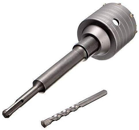 Bohrkrone Ø 45 mm Set inkl. SDS Plus Verlängerung 600 mm – Kernbohrer für Beton & Stein – Dosensenker, Dosenbohrer & Kronenbohrer
