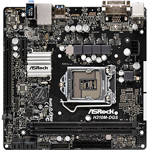 ASROCK Intel H310M-DGS Coffee Lake Micro ATX Motherboard