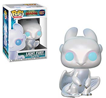 Funko Pop! Vinyl: How to Train Your Dragon 3: Light Fury - Vinyl-Sammelfigur - Geschenkidee - Offizielle Handelswaren - Spielzeug Für Kinder und Erwachsene - Movies Fans - Modellfigur Für Sammler