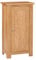 Hallowood Furniture Waverly Oak Small Storage Cupboard, Light Oak Wooden Cabinet with 2 Adjustable Shelf for Bedroom, Hallway Cabinet, Cupboard for Kitchen, Living Room