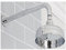 Milano Elizabeth Traditional 155mm Round Rainfall Shower Head Wall Mounted Arm - Chrome