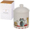 SPOTTED DOG GIFT COMPANY - Barattolo da cucina con motivo gatti - per alimenti - con coperchio ermetico - idee regalo per amanti dei gatti - in ceramica