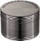 LIHAO Grinder Moledor de Especias Molinillo de Especias Metálico 50mm 4 pisos Duradero Aleación de Zinc (Níquel Negro)