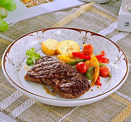 Comedor Chino Vajilla De Cerámica Jingdezhen Bone China Porcelana De Porcelana Cuenco De Arroz Plato De Copa De Cerámica Conjuntos-B