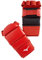 Mizuno guanti Grappling Jujitsu, MMA, blu o Rossi (XLarge, Rosso)